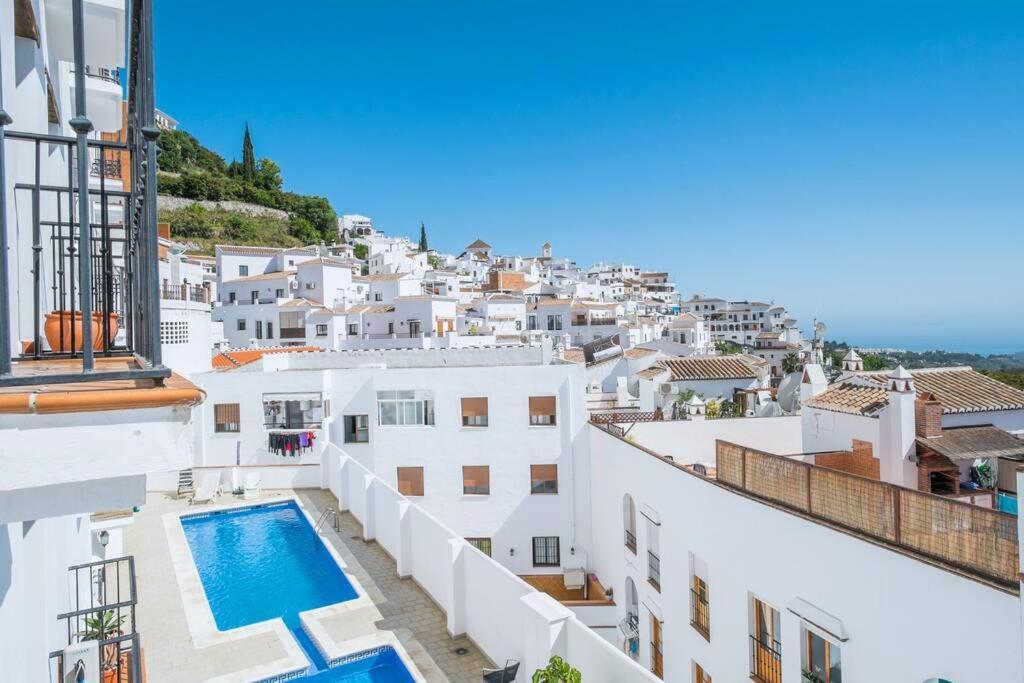 Bonito Apartamento Piscina Wifi Frigiliana Eksteriør bilde